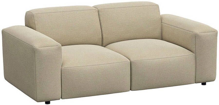 FLEXLUX 2-zitsbank Lucera Sofa modern & gezellig koudschuim stalen nosagvering - Foto 4