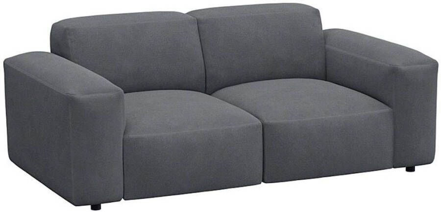 FLEXLUX 2-zitsbank Lucera Sofa modern & gezellig koudschuim stalen nosagvering - Foto 4