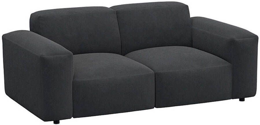 FLEXLUX 2-zitsbank Lucera Sofa modern & gezellig koudschuim stalen nosagvering - Foto 4