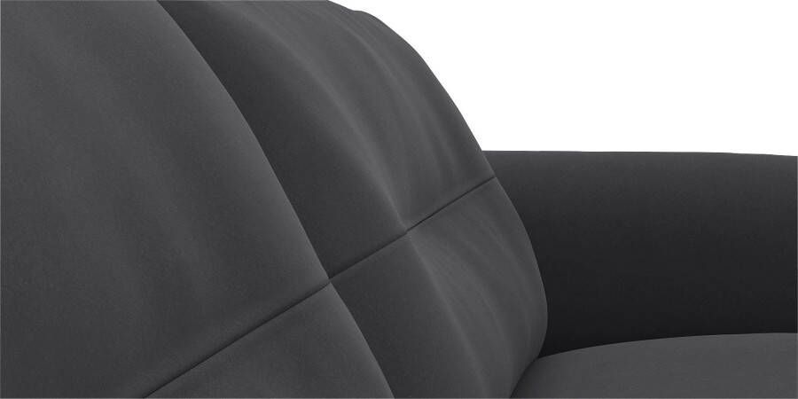 FLEXLUX 3-zitsbank Glow Premium zitting: koudschuim en binnenvering armleuningen. Walnoot zwarte voet - Foto 4