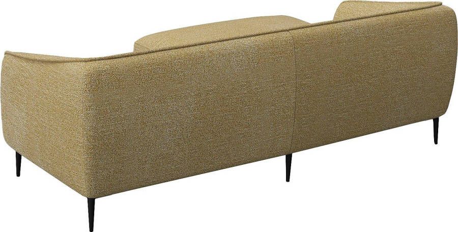 FLEXLUX Zithoek Belle Designsofa L-Form B T 218 149 cm Zitting van hoogwaardig koudschuim en stalen nogsagvering - Foto 3