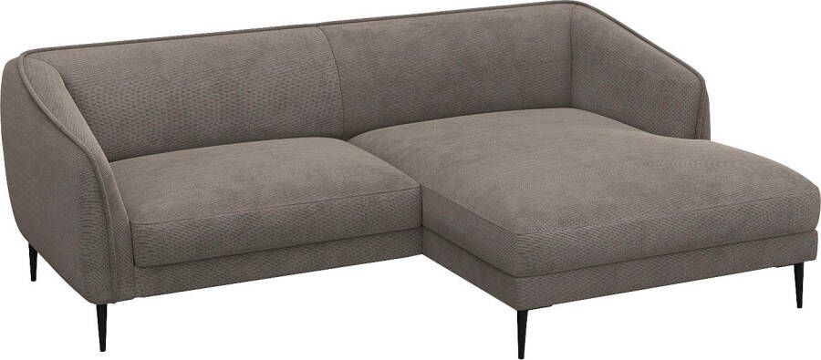 FLEXLUX Hoekbank Belle designbank comfortabel door koudschuim in de zitting L-vorm - Foto 4