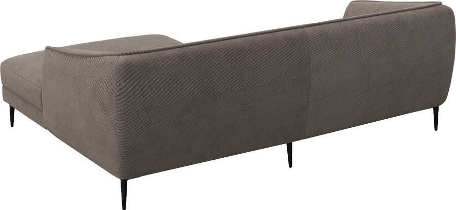 FLEXLUX Hoekbank Belle designbank comfortabel door koudschuim in de zitting L-vorm - Foto 3
