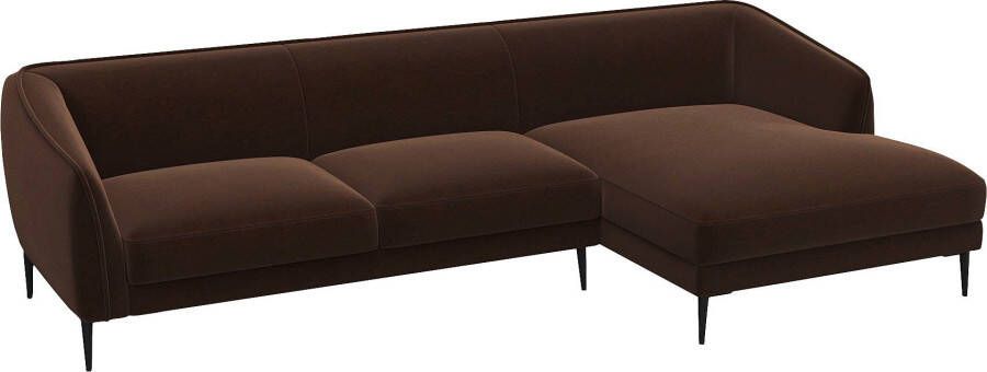 FLEXLUX Hoekbank Belle designbank L-vorm BxD 288x149 cm Scandinavisch design in een sublieme verwerking - Foto 5