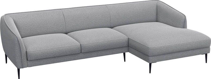 FLEXLUX Hoekbank Belle designbank L-vorm BxD 288x149 cm Scandinavisch design in een sublieme verwerking - Foto 4