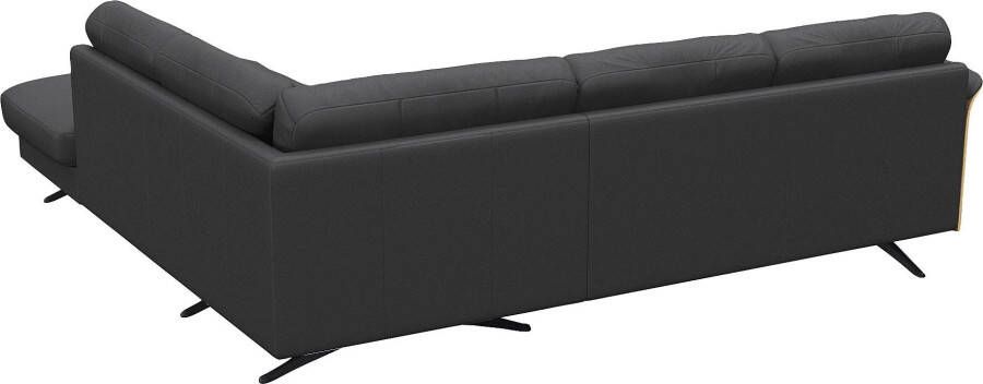 FLEXLUX Hoekbank Glow super comfortabel door hoogwaardige zitconstructie met binnenvering L-vorm - Foto 5