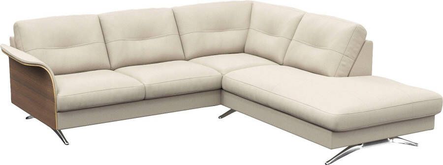 FLEXLUX Hoekbank Glow super comfortabel door hoogwaardige zitconstructie met binnenvering L-vorm - Foto 6