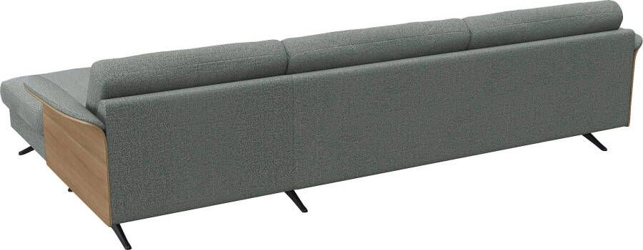 FLEXLUX Hoekbank Glow super comfortabel door hoogwaardige zitconstructie met binnenvering L-vorm - Foto 4