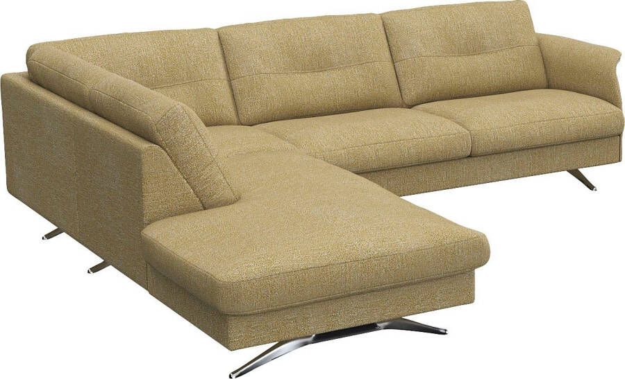 FLEXLUX Hoekbank Glow super comfortabel door hoogwaardige zitconstructie met binnenvering L-vorm - Foto 3