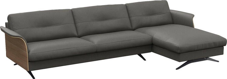 FLEXLUX Hoekbank Glow super comfortabel door hoogwaardige zitconstructie met binnenvering L-vorm - Foto 6