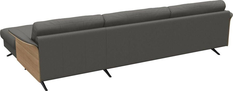 FLEXLUX Hoekbank Glow super comfortabel door hoogwaardige zitconstructie met binnenvering L-vorm - Foto 4