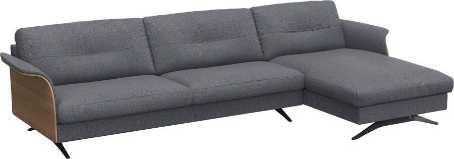 FLEXLUX Hoekbank Glow super comfortabel door hoogwaardige zitconstructie met binnenvering L-vorm - Foto 6