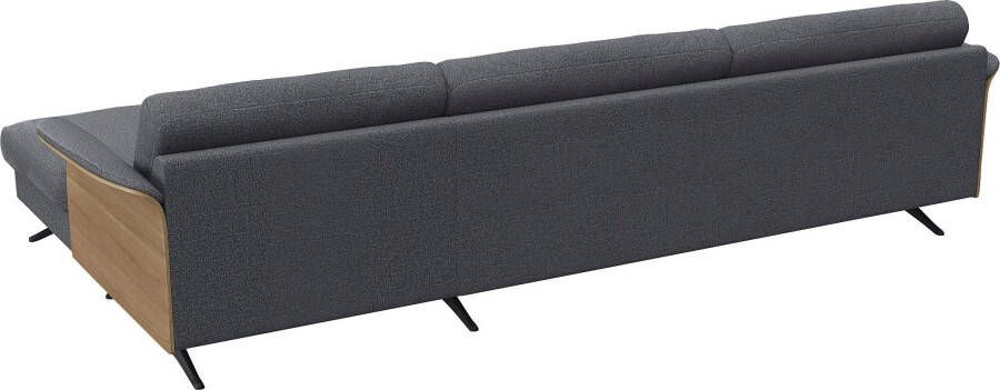 FLEXLUX Hoekbank Glow super comfortabel door hoogwaardige zitconstructie met binnenvering L-vorm - Foto 4