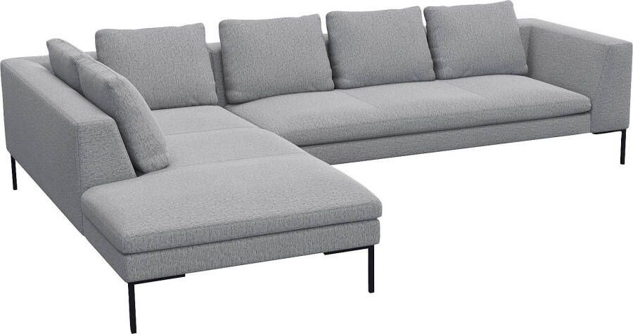 FLEXLUX Hoekbank Loano super comfortabel zitcomfort door koudschuim in de zitting L-vorm - Foto 3