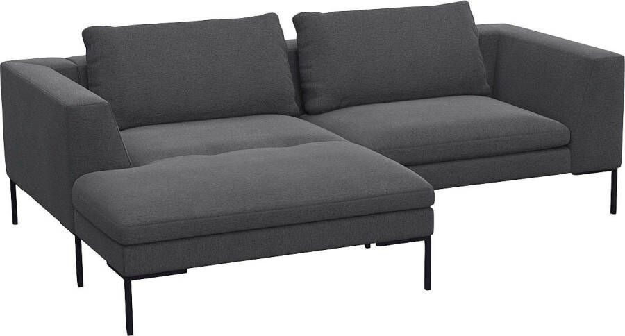 FLEXLUX Hoekbank Loano super comfortabel zitcomfort door koudschuim in de zitting L-vorm - Foto 3
