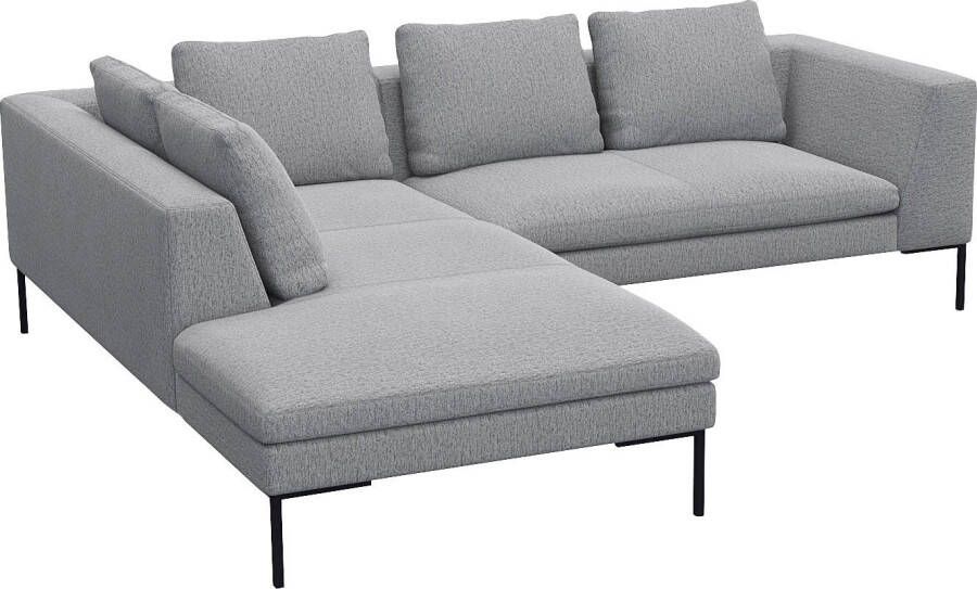FLEXLUX Hoekbank Loano super comfortabel zitcomfort door koudschuim in de zitting L-vorm - Foto 2