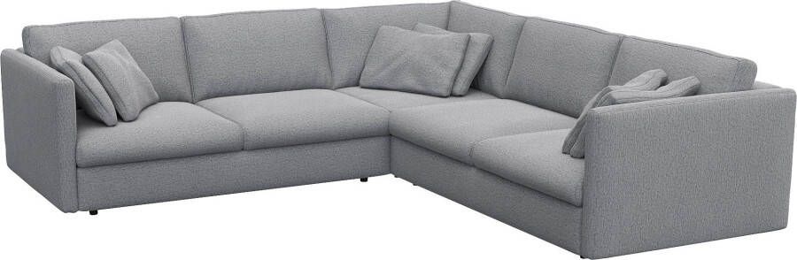 FLEXLUX Hoekbank Lovane gelijkzijdig comfortabel en comfortabel Zacht en zeer comfortabel grote zitdiepte op koudschuim inclusief sierkussen - Foto 5
