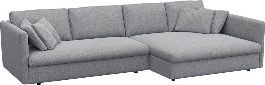 FLEXLUX Hoekbank Lovane Zacht en zeer comfortabel grote zitdiepte op koudschuim inclusief sierkussen - Foto 6