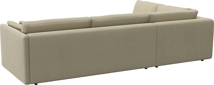 FLEXLUX Hoekbank Lovane elegant en tijdloos comfortabel L-vorm Zacht en zeer comfortabel grote zitdiepte op koudschuim inclusief sierkussen - Foto 6