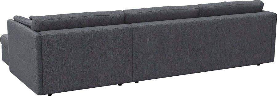 FLEXLUX Hoekbank Lovane Zacht en zeer comfortabel grote zitdiepte op koudschuim inclusief sierkussen - Foto 4