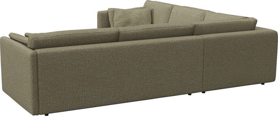 FLEXLUX Hoekbank Lovane elegant en tijdloos comfortabel L-vorm Zacht en zeer comfortabel grote zitdiepte op koudschuim inclusief sierkussen - Foto 6