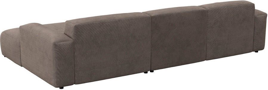 FLEXLUX Hoekbank Lucera Chaiselongue + 2 5-zistsbank modern & gezellig koudschuim stalen nosagvering - Foto 3