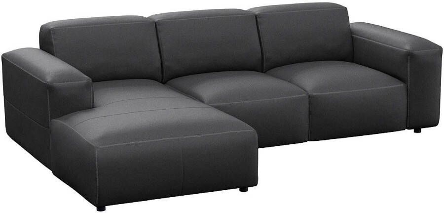 FLEXLUX Hoekbank Lucera Chaise longue rechts of links L-vorm comfortabel - Foto 4