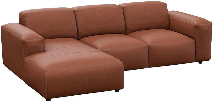 FLEXLUX Hoekbank Lucera Chaise longue rechts of links L-vorm comfortabel - Foto 4