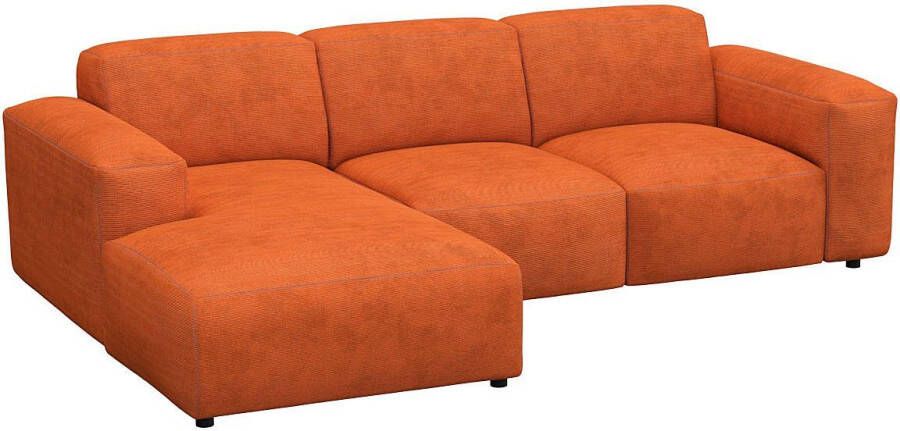 FLEXLUX Hoekbank Lucera Chaise longue rechts of links L-vorm comfortabel - Foto 4