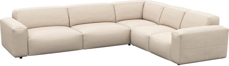 FLEXLUX Hoekbank Lucera modern en aansluitend l-vorm designsofa - Foto 5