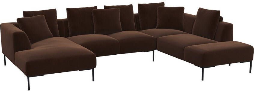 FLEXLUX Hoekbank Sava Pocketvering zitting met koudschuim losse rug- & sierkussens - Foto 4