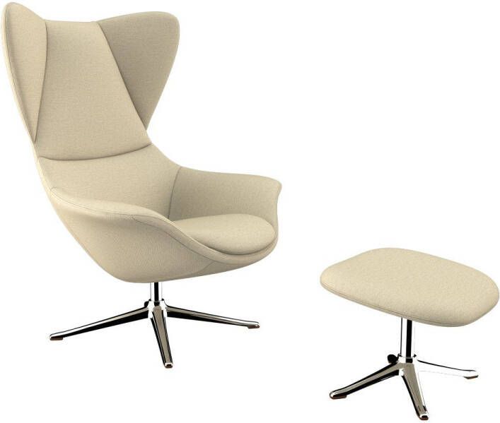 FLEXLUX Oorfauteuil Stilo Relaxsessel TV-Sessel Solitaire stijlicoon draaibaar aluminium basis - Foto 3