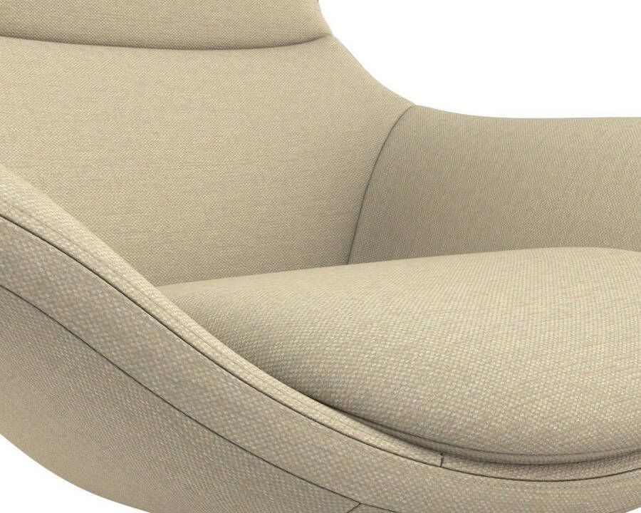 FLEXLUX Oorfauteuil Stilo Relaxsessel TV-Sessel Solitaire stijlicoon draaibaar aluminium basis - Foto 2