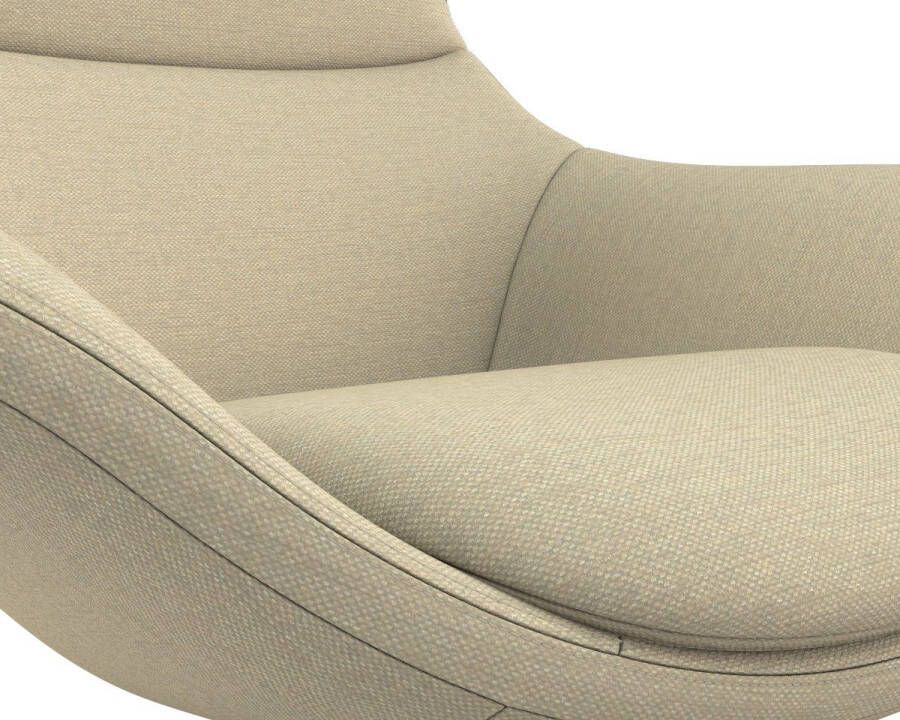 FLEXLUX Oorfauteuil Stilo Relaxsessel TV-Sessel Solitaire stijlicoon draaibaar zwarte poot - Foto 2