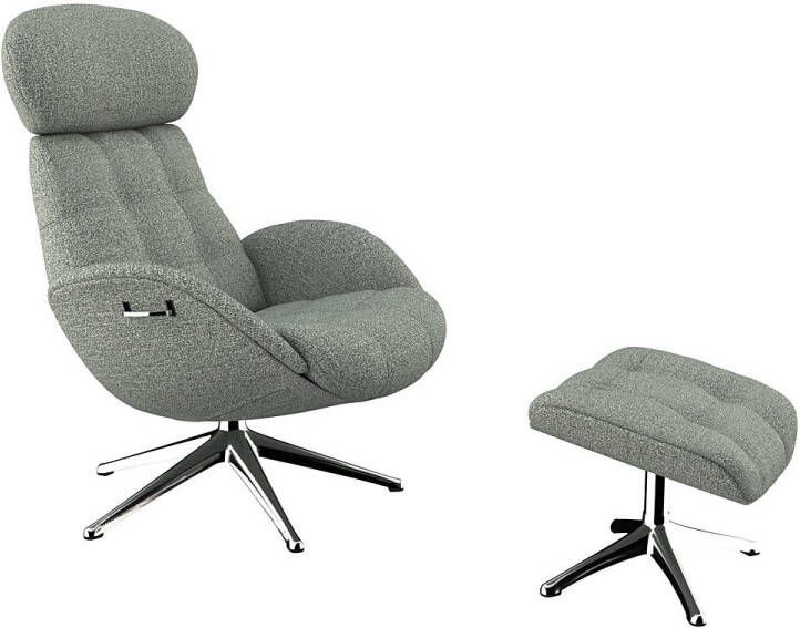 FLEXLUX Relaxfauteuil Chester relaxfauteuil premium comfort Scandi draaibaar Premium comfort rug- en hoofdeindeverstelling draaibaar voet zwart - Foto 4