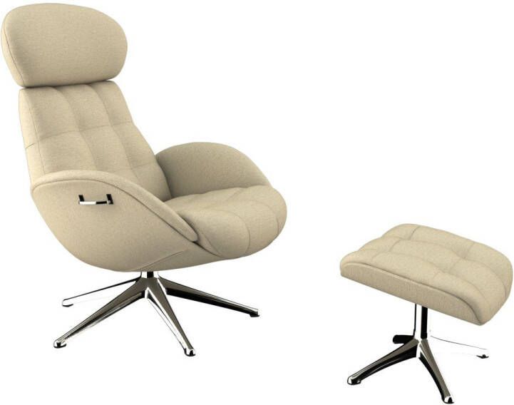 FLEXLUX Relaxfauteuil Chester relaxfauteuil premium comfort Scandi draaibaar Premium comfort rug- en hoofdeindeverstelling draaibaar voet zwart - Foto 4