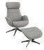 FLEXLUX Relaxfauteuil Relaxchairs Elegant Eersteklas comfort rug- en hoofdsteunverstelling draaibaar aluminium voet - Foto 7