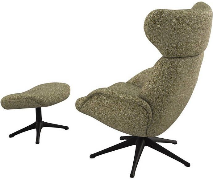 FLEXLUX Relaxfauteuil Relaxchairs More Eersteklas comfort rug- en hoofdsteunverstelling draaibaar zwarte voet - Foto 3