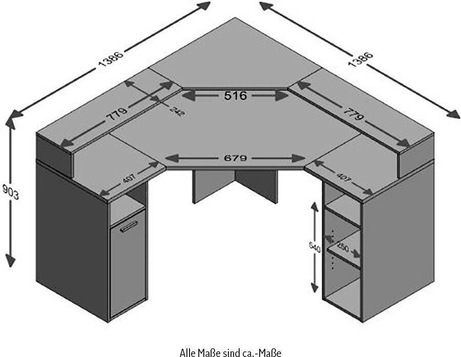 FMD Gamingtafel Zocker 2 - Foto 2