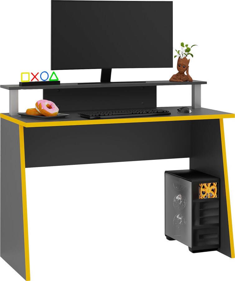 FMD Gamingtafel Zocker Breedte 117 cm - Foto 3