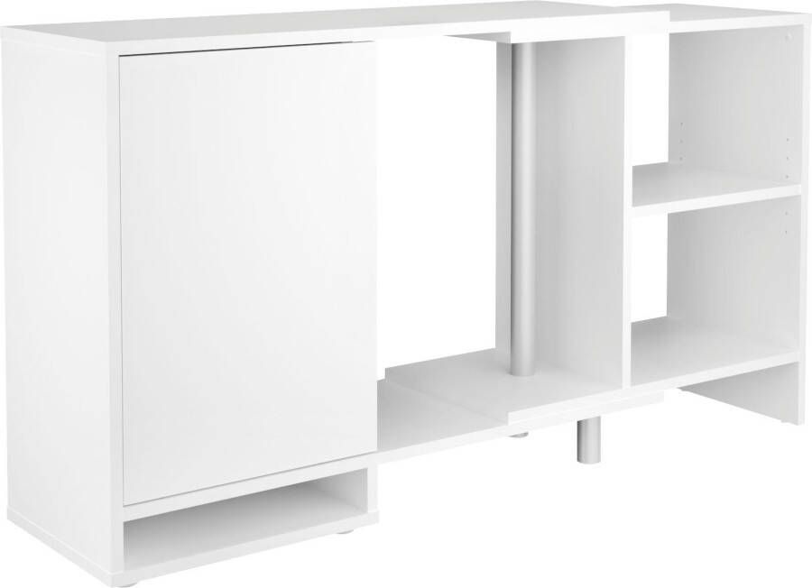 LuxeLivin' Hoekkast modulair met open schap wit - Foto 7