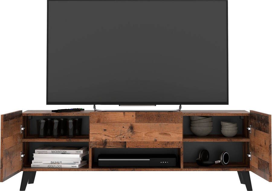 CaliCosy Tv-meubel 2 deuren 1 lade Brighton 2 L140 cm x 46 5 cm - Foto 3