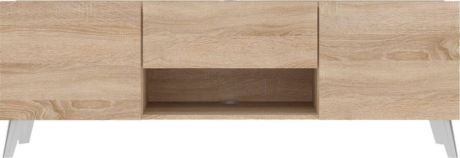 CaliCosy Tv-meubel 2 deuren 1 lade Brighton 2 L140 cm x 46 5 cm - Foto 9