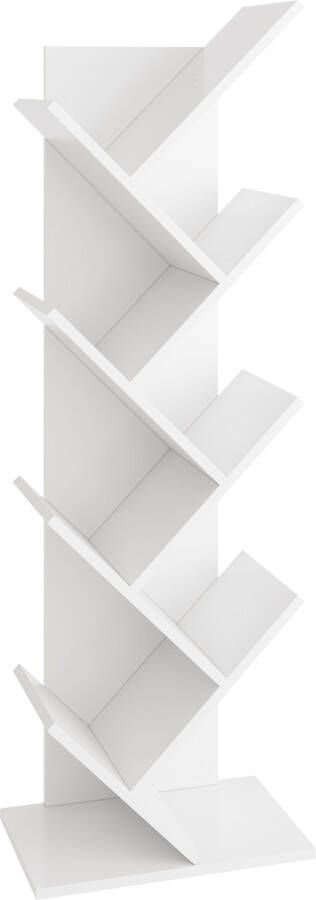 FMD Boekenplank staand geometrisch wit - Foto 6