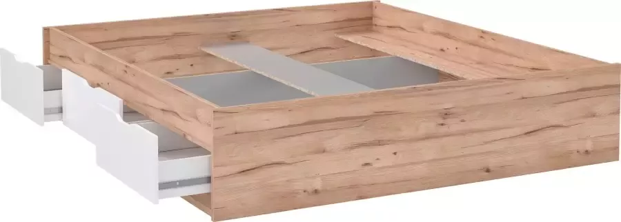 FORTE Ledikant met bergruimte Vankka veel opbergruimte Scandinavisch ontwerp - Foto 9