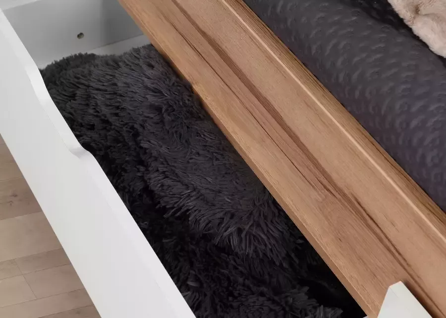 FORTE Ledikant met bergruimte Vankka veel opbergruimte Scandinavisch ontwerp - Foto 6