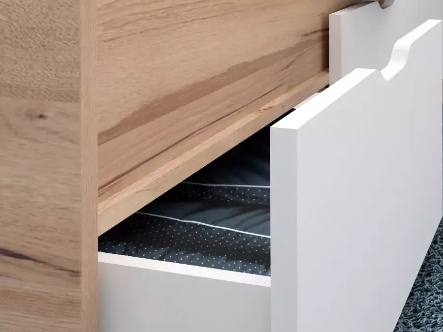 FORTE Ledikant met bergruimte Vankka veel opbergruimte Scandinavisch ontwerp - Foto 4