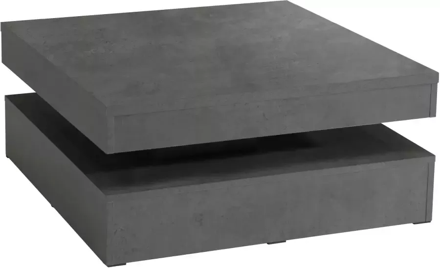 FORTE Salontafel met functie draaibaar tafelblad breedte ca. 78x78 cm - Foto 3