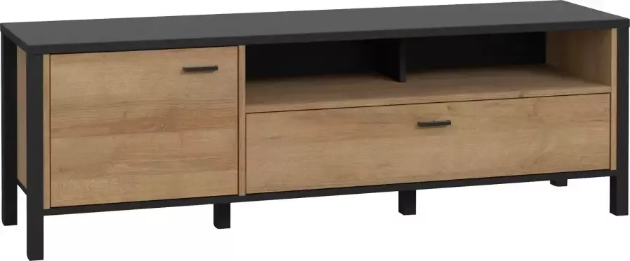 FORTE Tv-meubel High Rock TV-kast TV-bord breedte ca. 151 cm - Foto 4