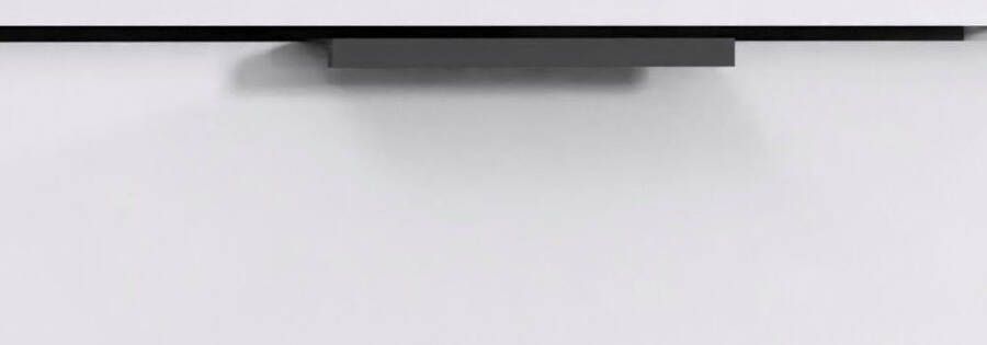 Wimex Kast Level36 D by fresh to go 1-deurs met soft-close functie gelakte voorkant zwarte handgrepen - Foto 3